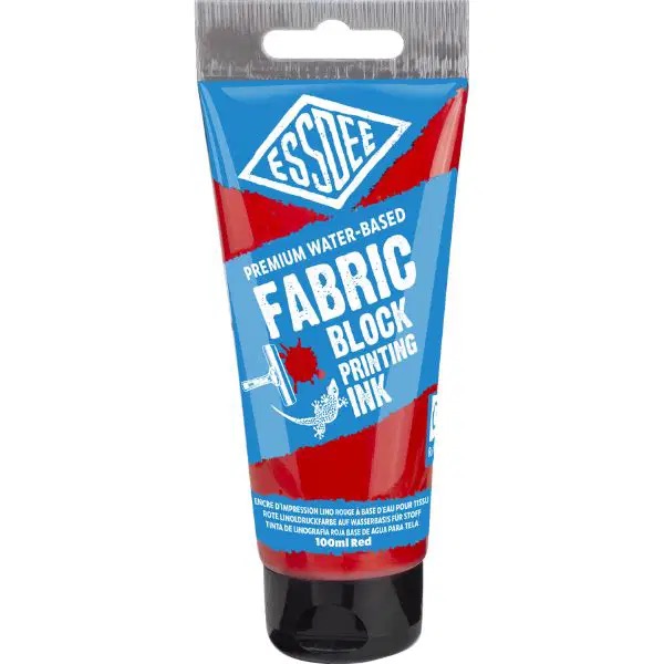 Barva pro linoryt na TEXTIL100 ml - červená ESSDEE