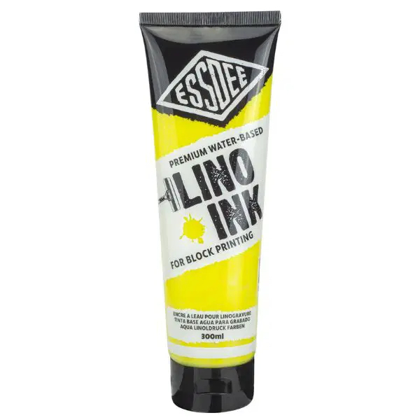 Barva na linoryt 300ml - fluorescent yellow, žlutá