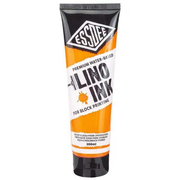 Barva na linoryt 300ml - fluorescent orange, oranžová