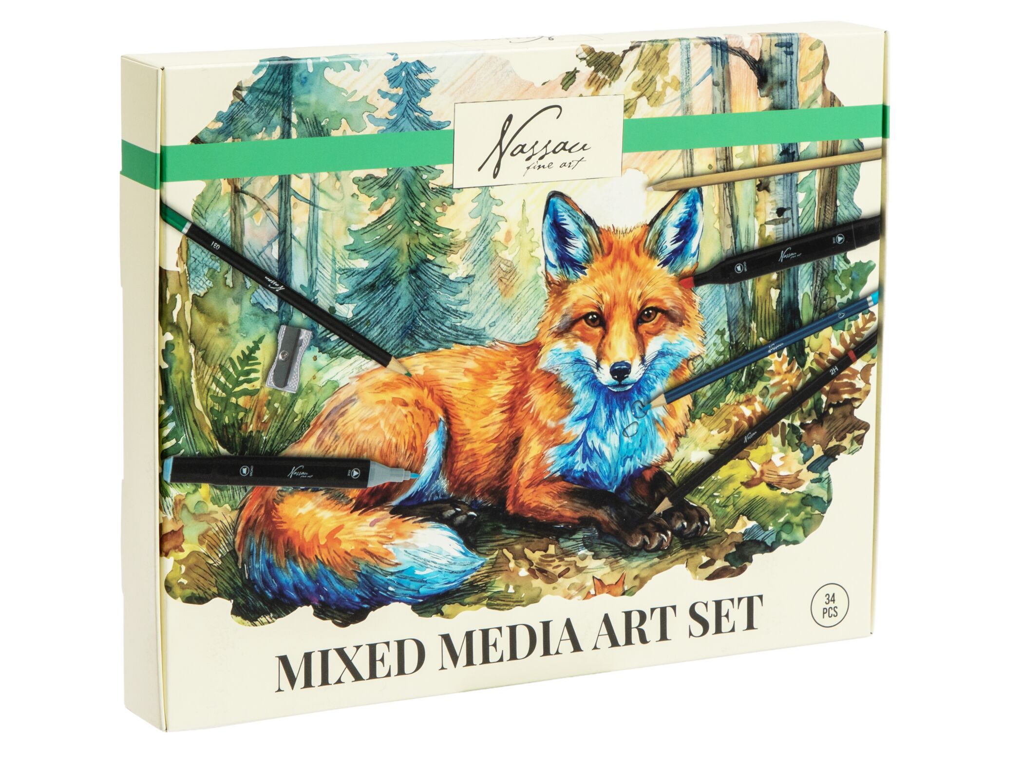 Výtvarná sada Mixed Media Art Set (34 ks)