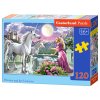 Puzzle Castorland 120 dílků - Princezna s jednorožci