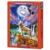 Puzzle Castorland 1500 dílků - Vlk v noci