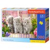Puzzle 300 dílků- Tři šedivá koťátka