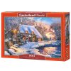 Puzzle Castorland 500 dílků - Chatička v zimě