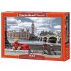 Puzzle Castorland 500 dílků - Výlet po Londýně (medvěd v červeném)