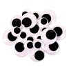 Oči černobílé 4cm, 2,5cm , 20 ks