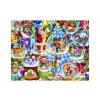 Dřevěné puzzle - Sněhové koule M 200 dílků