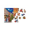Dřevěné puzzle 1010 dílků Vánoční ulice XL
