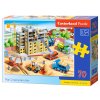 Puzzle Castorland 70 dílků premium - Velké staveniště