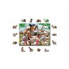 Dřevěné Puzzle Život na farmě M, 200 dílků