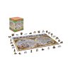 Dřevěné puzzle Antická mapa XL,750 dílků