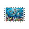 Dřevěné puzzle Šťastní delfíni XL,750 dílků