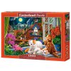 Puzzle Castorland 1500 dílků - Kočky na střeše