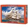 Puzzle Castorland 500 dílků - Plachetnice opouštějící přístav