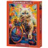 Puzzle Castor 500 dílků - Kočka na kole