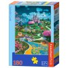 Puzzle Castorland 180 dílků - Popelčin zámek