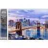Diamantový obrázek - Brooklinský most, New York 30 x 40 cm