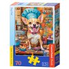 Puzzle Castorland 70 dílků premium - Psí kuchtík