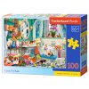 puzzle Castor 100 dílků - Bláznivá koupel mazlíčků