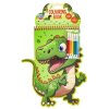 Knížka omalovánek, samolepky, fixy-dinosauři