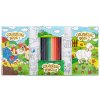 Omalovánkový set s pastelkami - farma