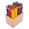 Silné pastelky v dřevěném stojanu 60 ks