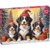 cherrypazzi holiday puppies puzzel 1000 stukjes 69034164060505