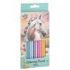 Barevné pastelové pastelky 12 ks, kůň