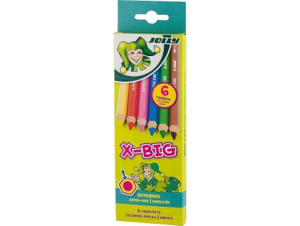Pastelky Jolly X-Big - sada, 6 ks