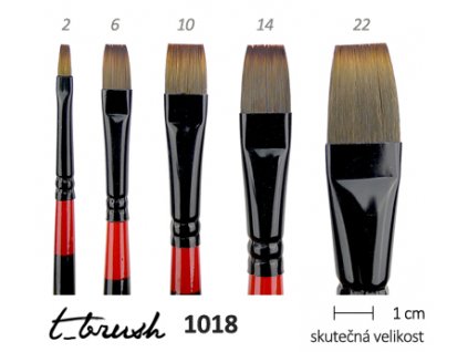 Štětec t_brush 1018 plochý