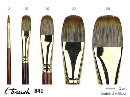 Štětec t_brush 841 - kočičí jazýček