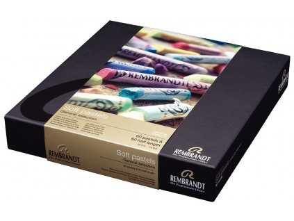 Sada měkkých pastelů Rembrandt 60 celých+60 polovičních