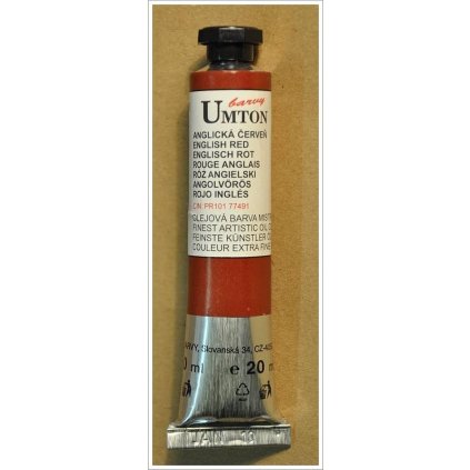 UMTON anglicka cerven