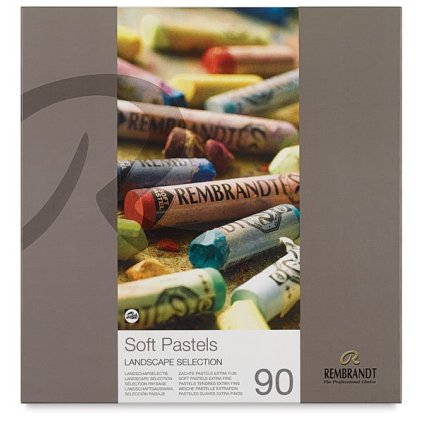 kresleni suche pastely rembrandt90 krajina