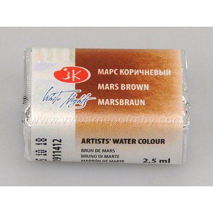 Akvarelová barva - Mars brown / Marsova hněď