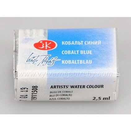 Akvarelová barva - Cobalt blue / Kobaltová modř