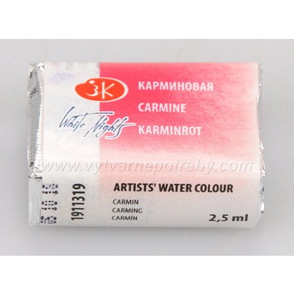 Akvarelová barva - Carmine / Karmínová