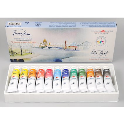 Akvarelove barvy v tubach 12