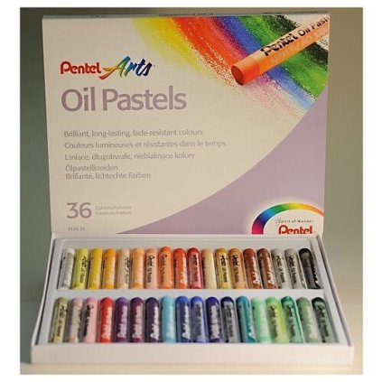 Olejové pastely PENTEL - 36 barev