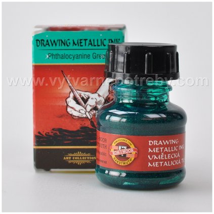 Tus umelecka metalicka zelena