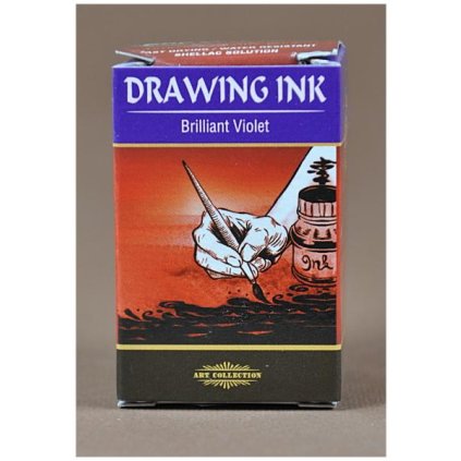 Tuš umělecká Koh-i-noor DRAWING INK - Violeť brilantní / Brilliant Violet