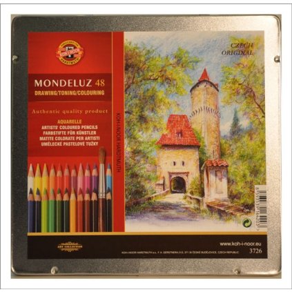 kresleni pastelky akvarel 48 plech