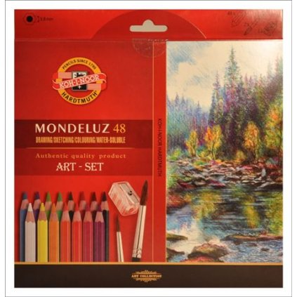 kresleni pastelky akvarel 48 papir