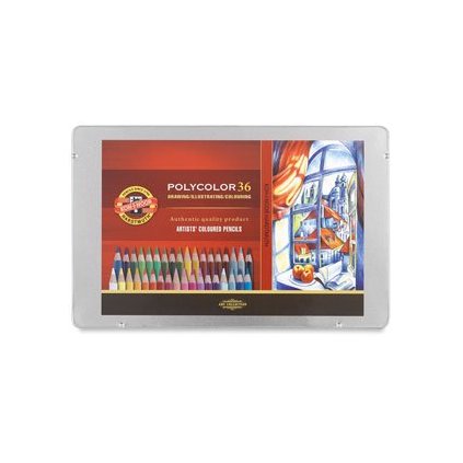 kresleni pastelky polycolor 36 plech