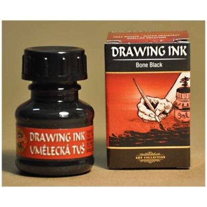 tus umelecka KIN cerna