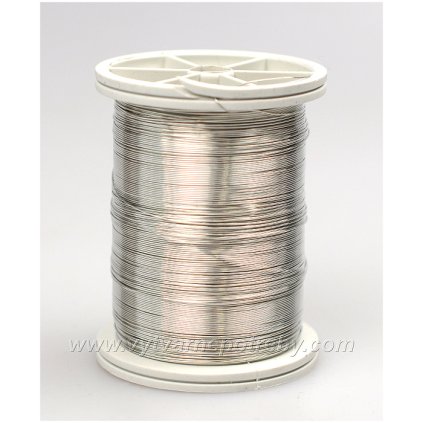 Dratky stribrny lakovany