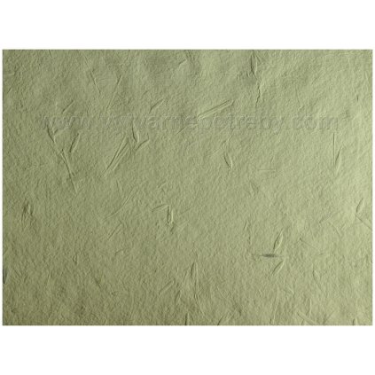 Ruční papír A4 - trávový zelený