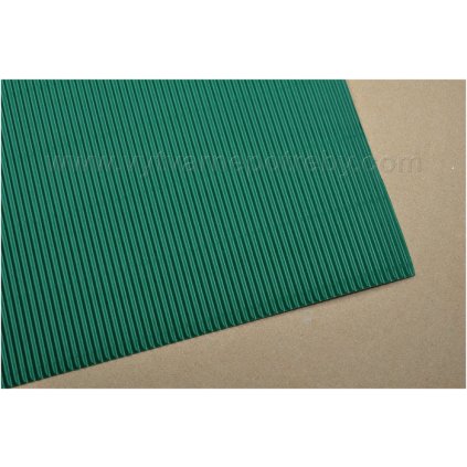 Vlnita lepenka zelena tmava