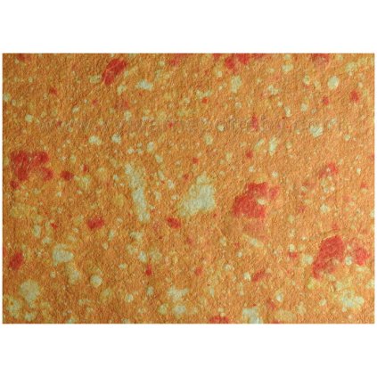 Rucni papir oranovy s floky