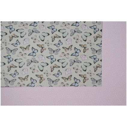 Karton motyl puntiky